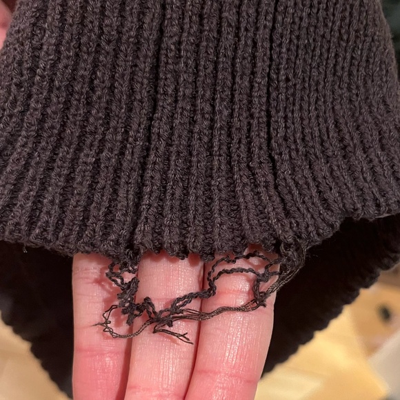 NWT Frank & Oak // The Crochet Knit Tank in Dark Chocolate Brown - Picture 6 of 9